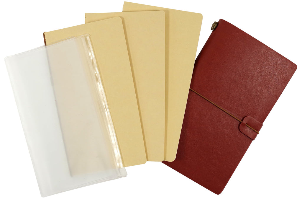 Voyager Notebook - Burgundy (Traveler's Journal, Planner, Notebook)