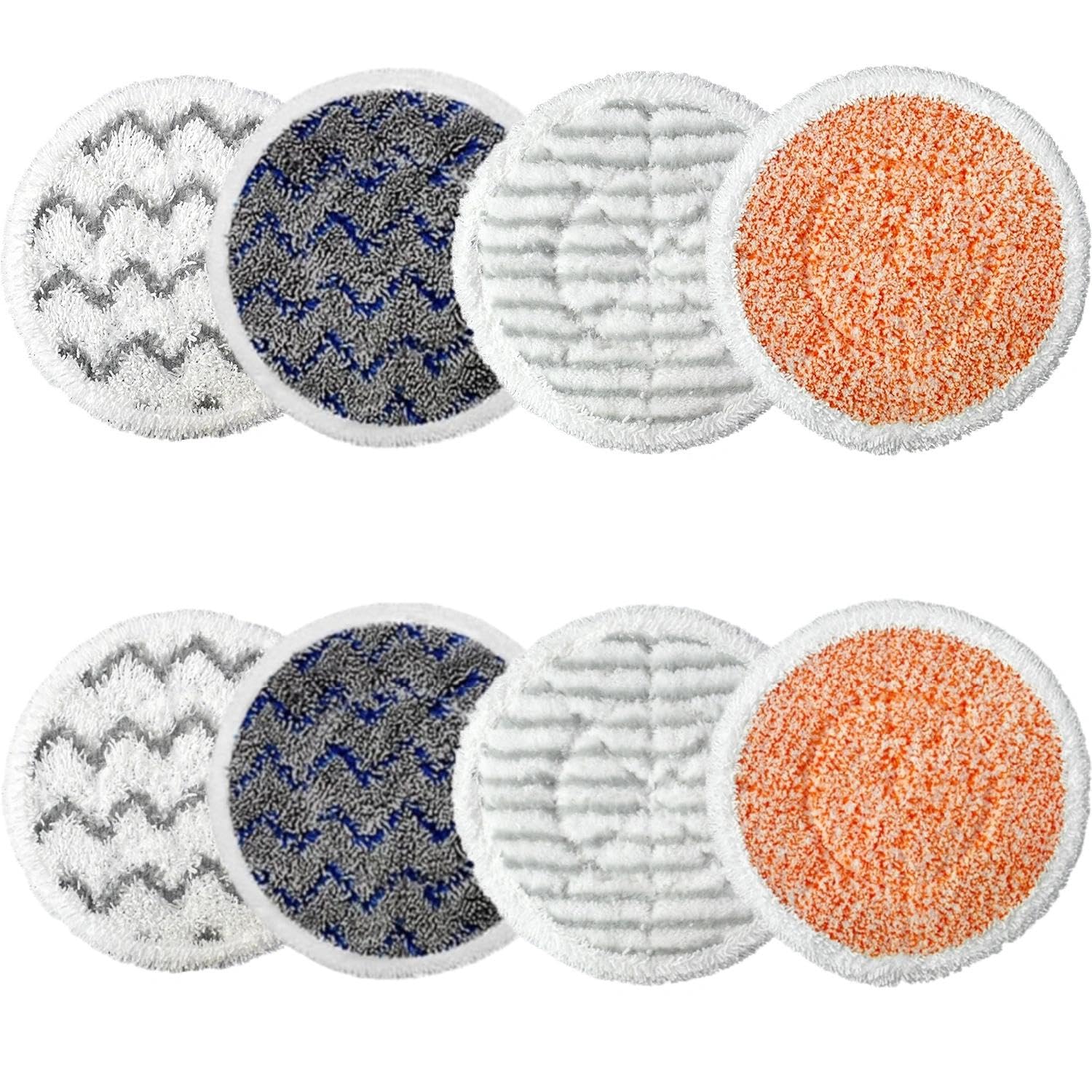 S7000C Mop Pads Replacement Compatible with Shark S8001,S8201,S7001TGT,S7005,S7020,S7001C,XKITP7000,S7201,S7000AMZ,S7000 Steam & Scrub All-in-One Hard Floor Steam Mop