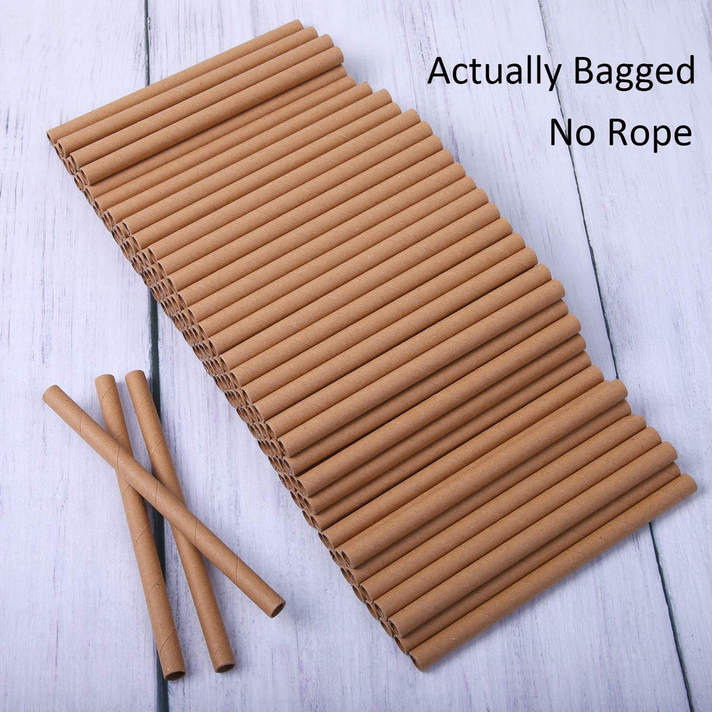 120 Pieces Mason Bee Tubes 6 Inches Outdoor Bee Cardboard Tubes Beekeeper Replacement Nesting Refill Tubes and Paper Inserts for Mason Bee Houses
