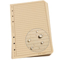 Rite in the Rain Weatherproof Loose Leaf Paper, 4.625" x 7", 32# Tan, Universal Pattern, 100 Sheet Pack (No. 982T)