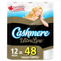 Cashmere UltraLuxe Toilet Paper, Luxuriously Soft, 12 Mega Rolls =48 Regular Rolls