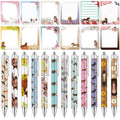 LIUBUJINGYING 24 PCS Horse Sticky Notes with Pen Cute Memo Notes Black Ink Ballpoint Pens Horse Lover Animal Lover Gifts,Teacher Appreciation Gifts Back to School Pens Small Bussiness Supplies