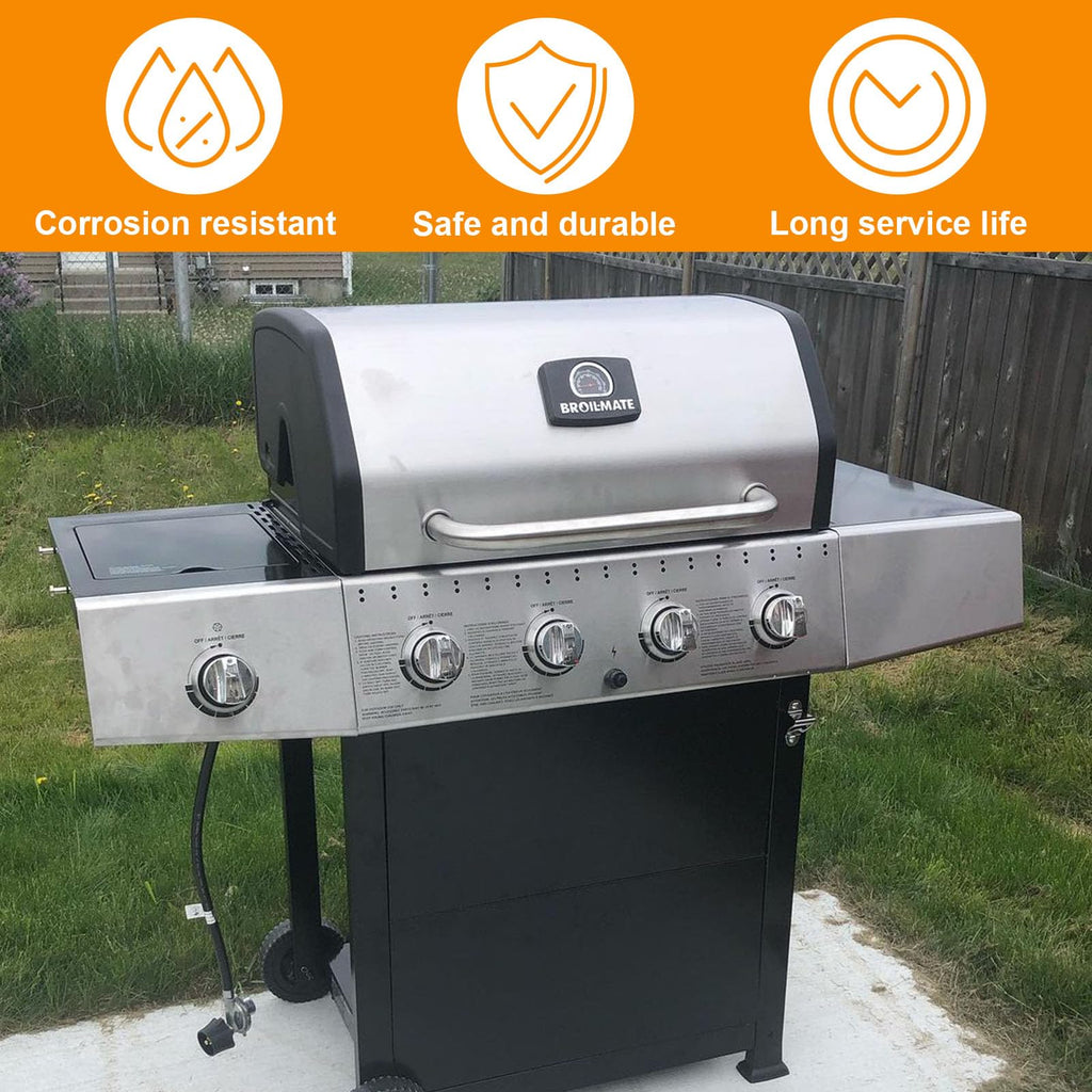 DHLG-12 Grill Igniter Kit for Charbroil, Kenmore, Broil-Mate, Broil King, Nexgrill Grill Igniter Replacement Parts Universal 2 Outlet AAA Battery Push Button Gas Grill Igniter Replacement for Jenn Air