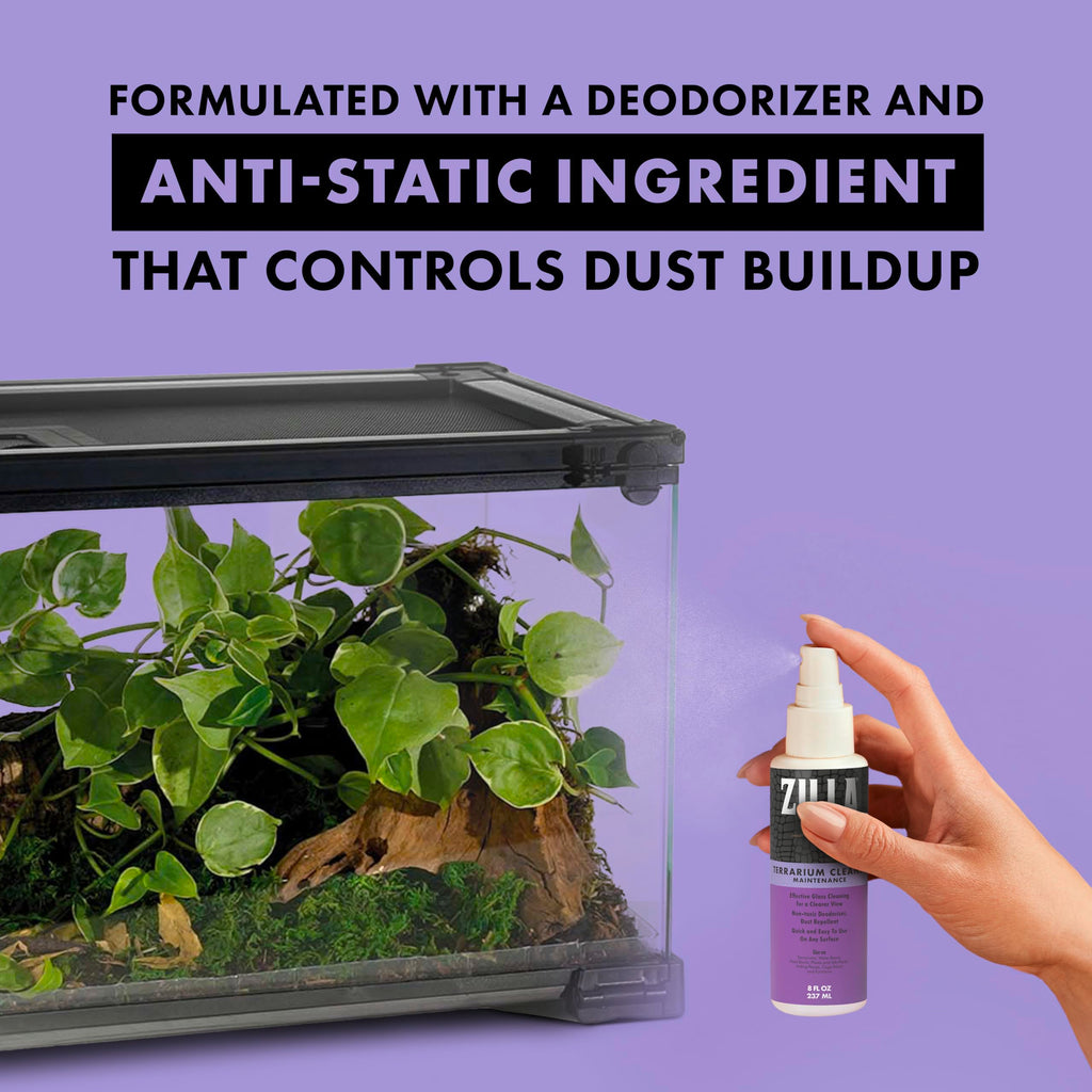 Zilla Reptile Terrarium Cleaner, 2 x 7.4 x 2