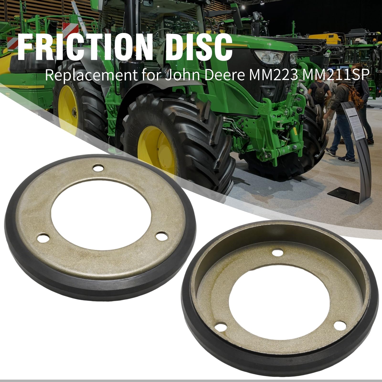 Anxingo 02201300 Drive Friction Wheel Disc, Replacement for John Deere MM223 MM211SP MM224SP Replacement for Ariens 22013 022013, Replace 1501435 313883 (1 Pack)