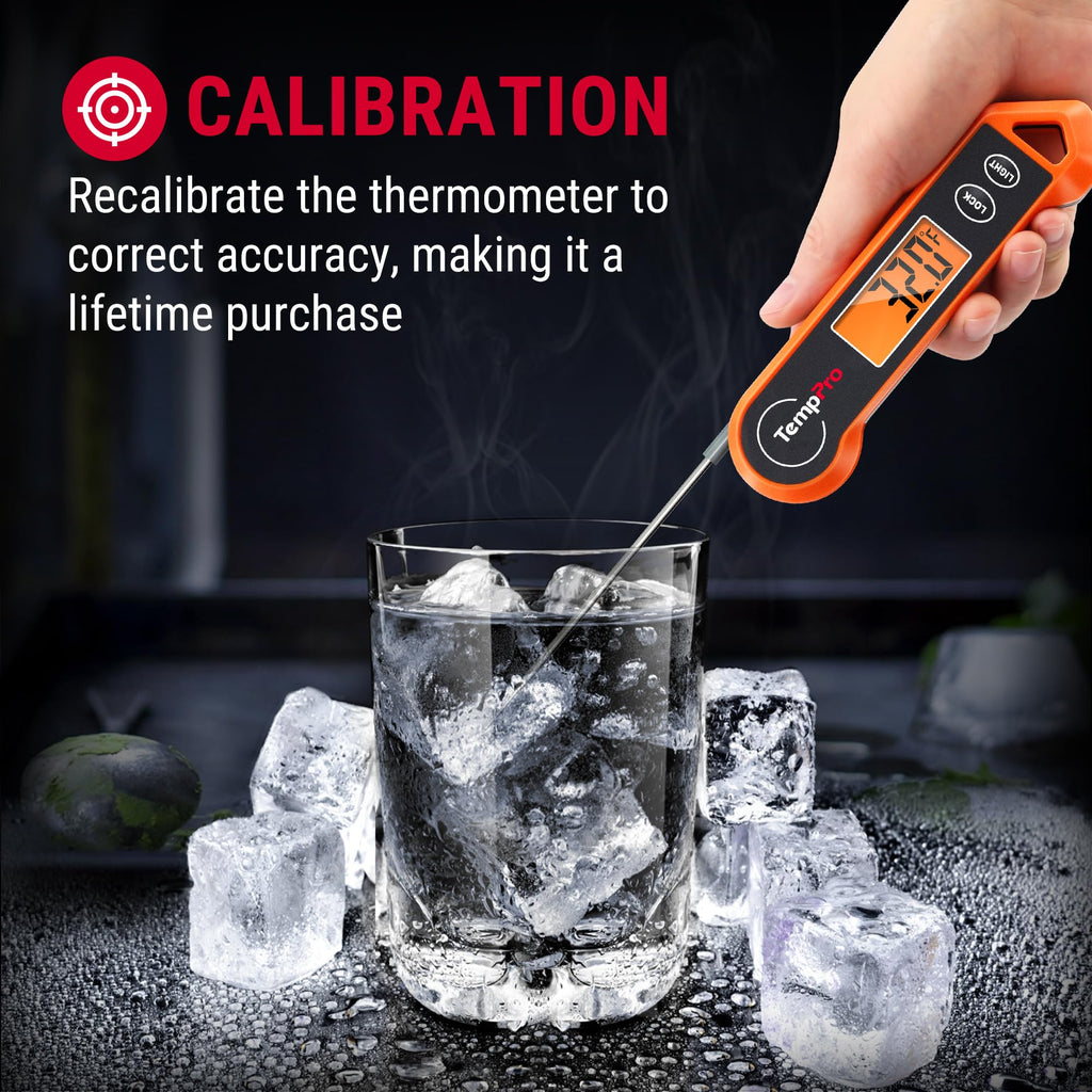 ThermoPro TP19H Digital Meat Thermometer for Cooking with Ambidextrous Backlit, Waterproof Kitchen Food BBQ Grill Smoker Oil Fry Candy Instant Read