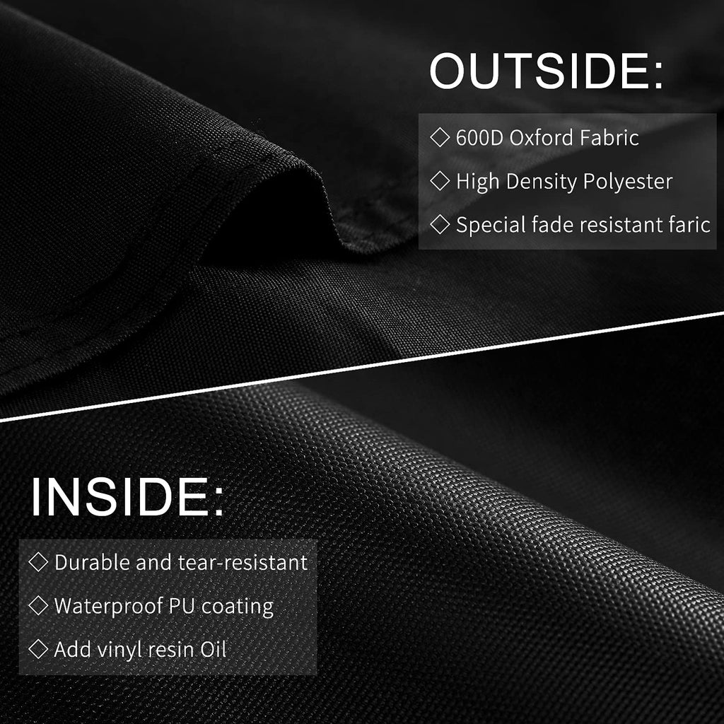 JIESUO BBQ Cover for Weber q Series Grill, Grill Cover for Weber q1200, q1000 and q100 Series Portable Grill Cover