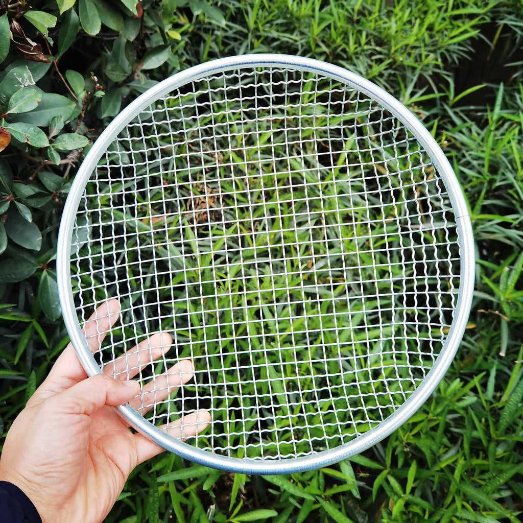 YUEBM Gardening Sand Soil Compost Sifter Perfect for 5 Gallon Bucket (1, 3/8 inch mesh)