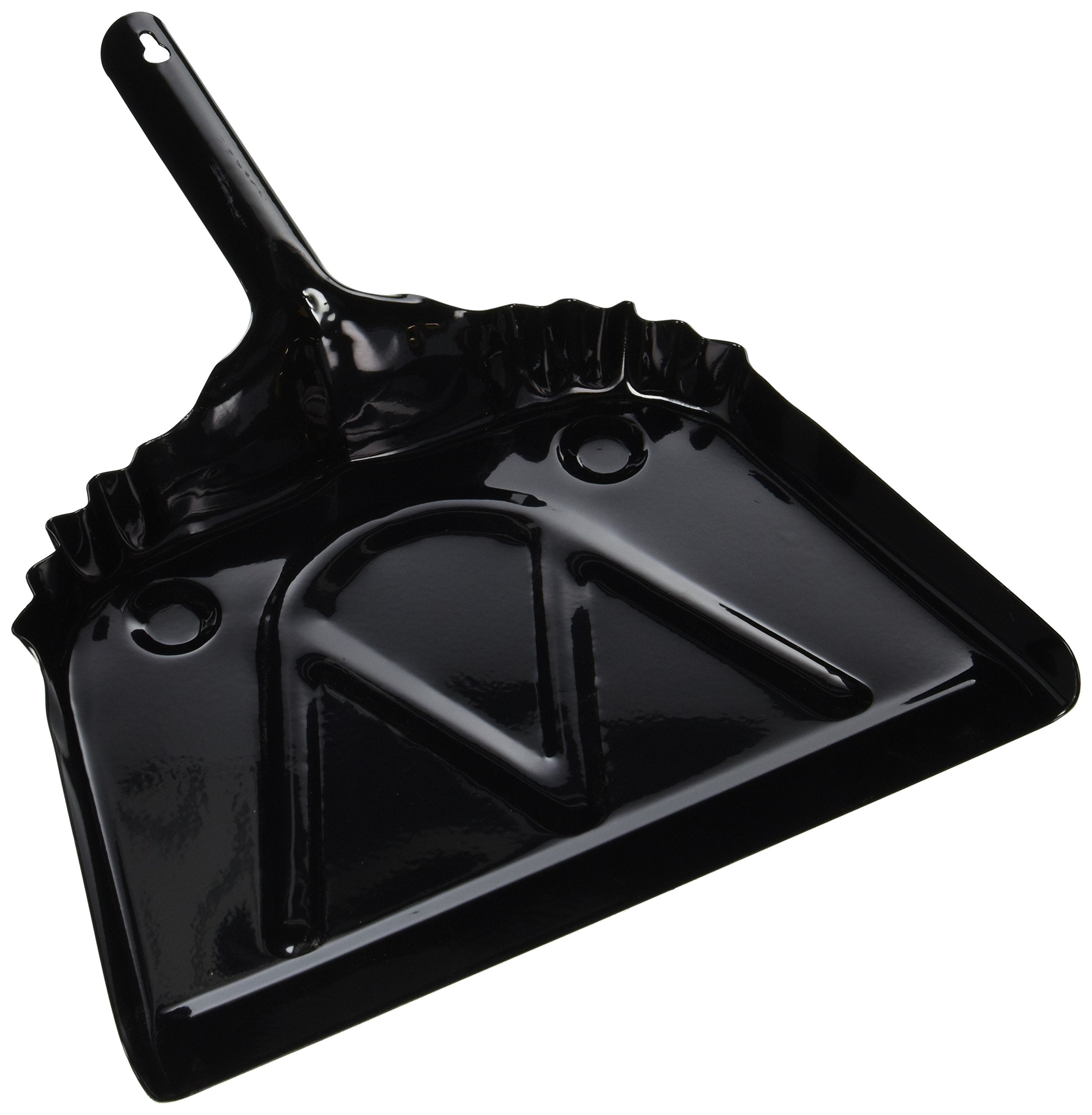 DQB Industries 72539 24-Gauge Metal Dust Pan, 12-Inch, Black