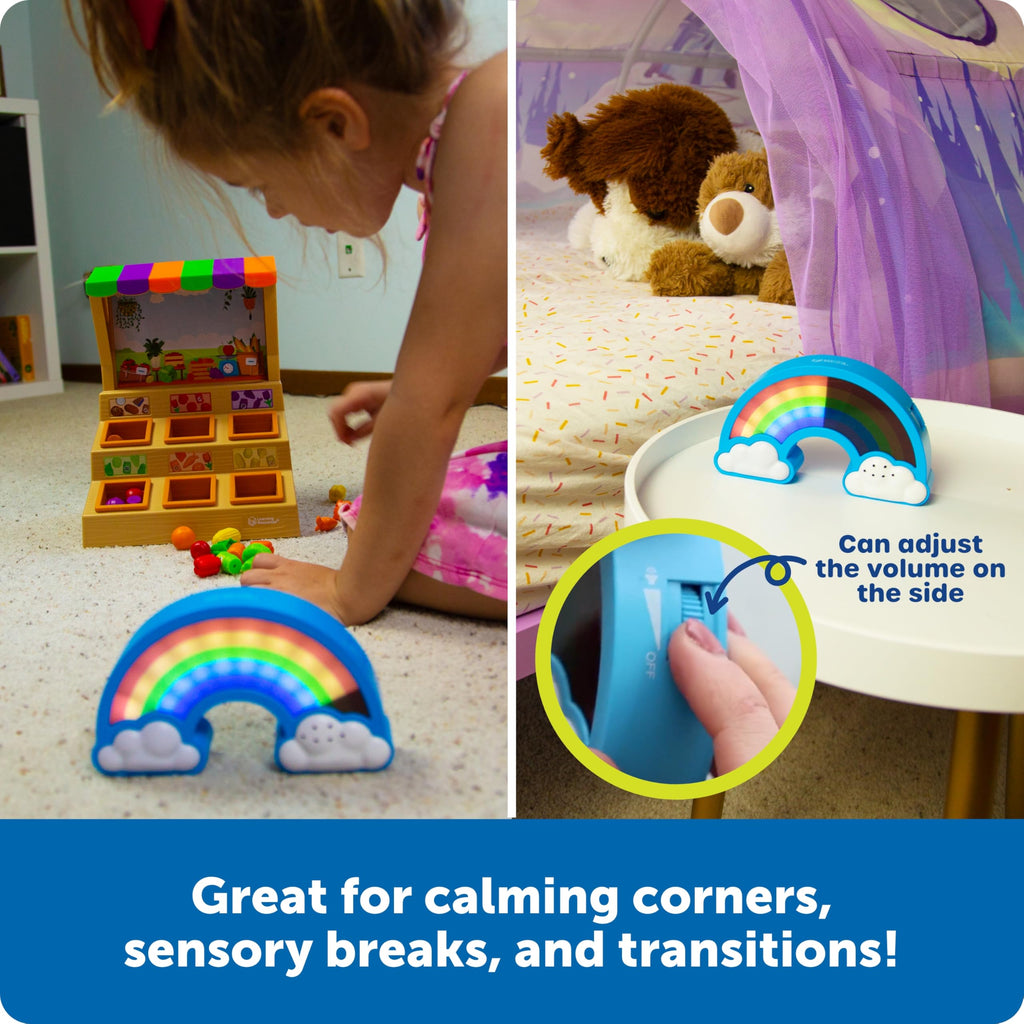 Learning Resources Rainbow Visual Timer, 1 Piece, Ages 3+, Teacher Resources, School Supplies for Teachers, Social Emotional Learning Toys
