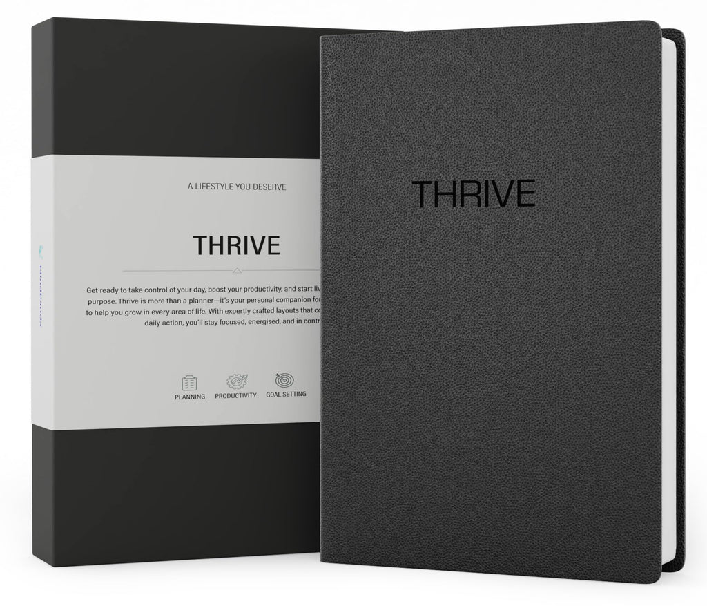 MindPanda | Thrive Productivity Planner for Daily, Weekly and Monthly Planning & Goal Setting - Premium Guided 90-Day System for Focus, Goal Setting, Gratitude & Happiness – ADHD-Friendly Design - A5