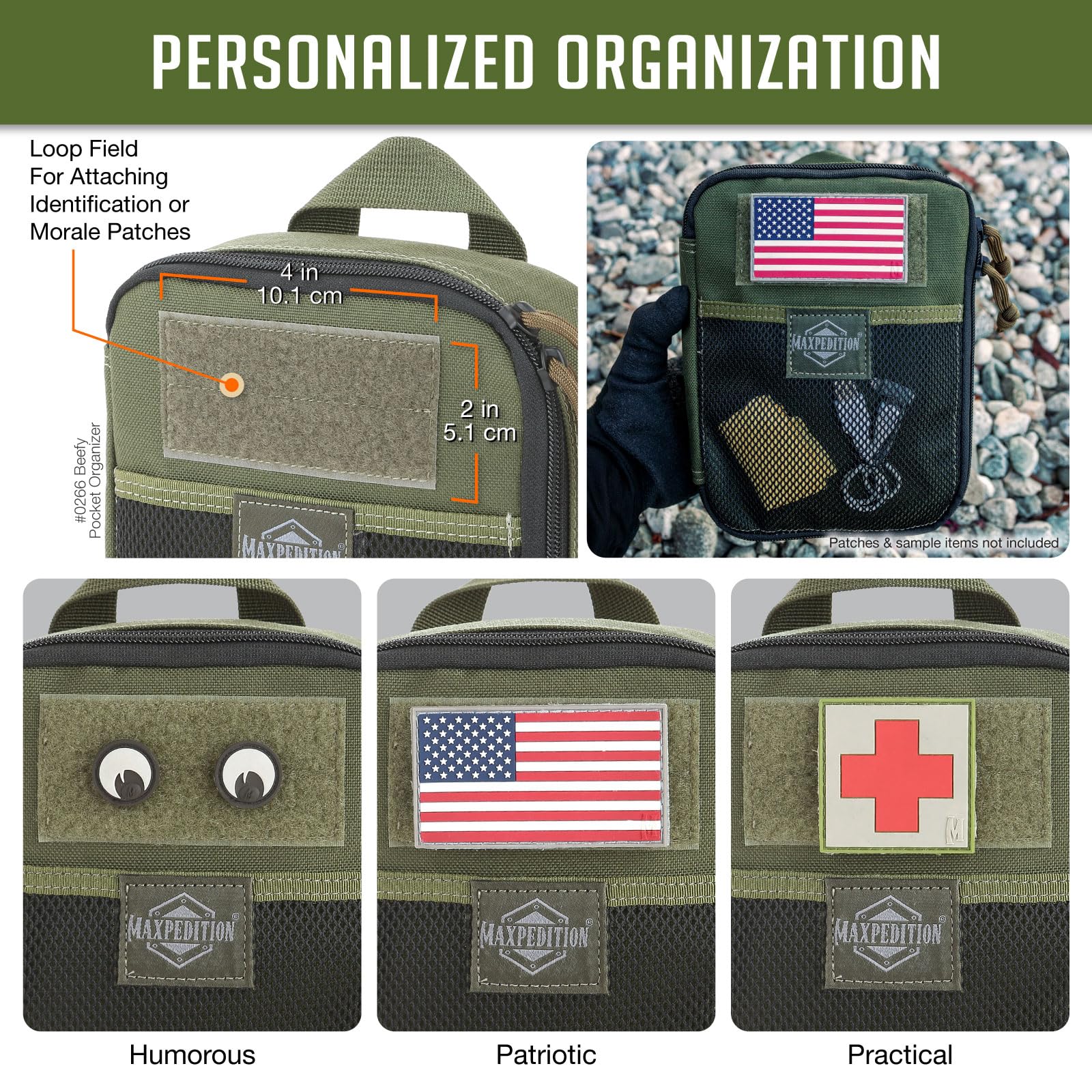 Maxpedition Beefy Pocket Organizer: OD Green