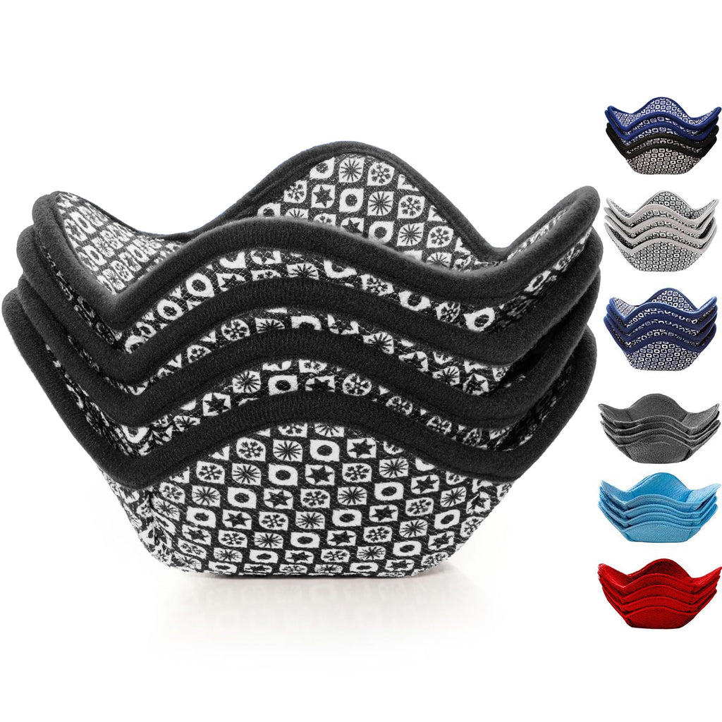 Microwave Bowl Cozy Huggers Set of 4 – Durable and Reliable – for Hot and Cold Bowls, Plates and Dishes Bowl Holder for Microwave – Bowl Cozies Ideal Household Gift by Sheff Store