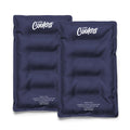 Cool Coolers 2 Pack Soft Ice Packs for Cooler, Flexible Stretch Nylon, Lunch Box Ice Packs, Ice Packs for Lunch Boxes, Large Reusable Freezer Packs, by Fit & Fresh, Midnight Blue