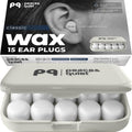 PQ Wax Ear Plugs for Sleep - 15 Silicone Wax Earplugs for Sleeping and Swimming, Gel Ear Plugs for Noise Cancelling & Ear Protection, Sleeping Earplugs with Sound Blocking Level of 32 Db (15 Pillows)