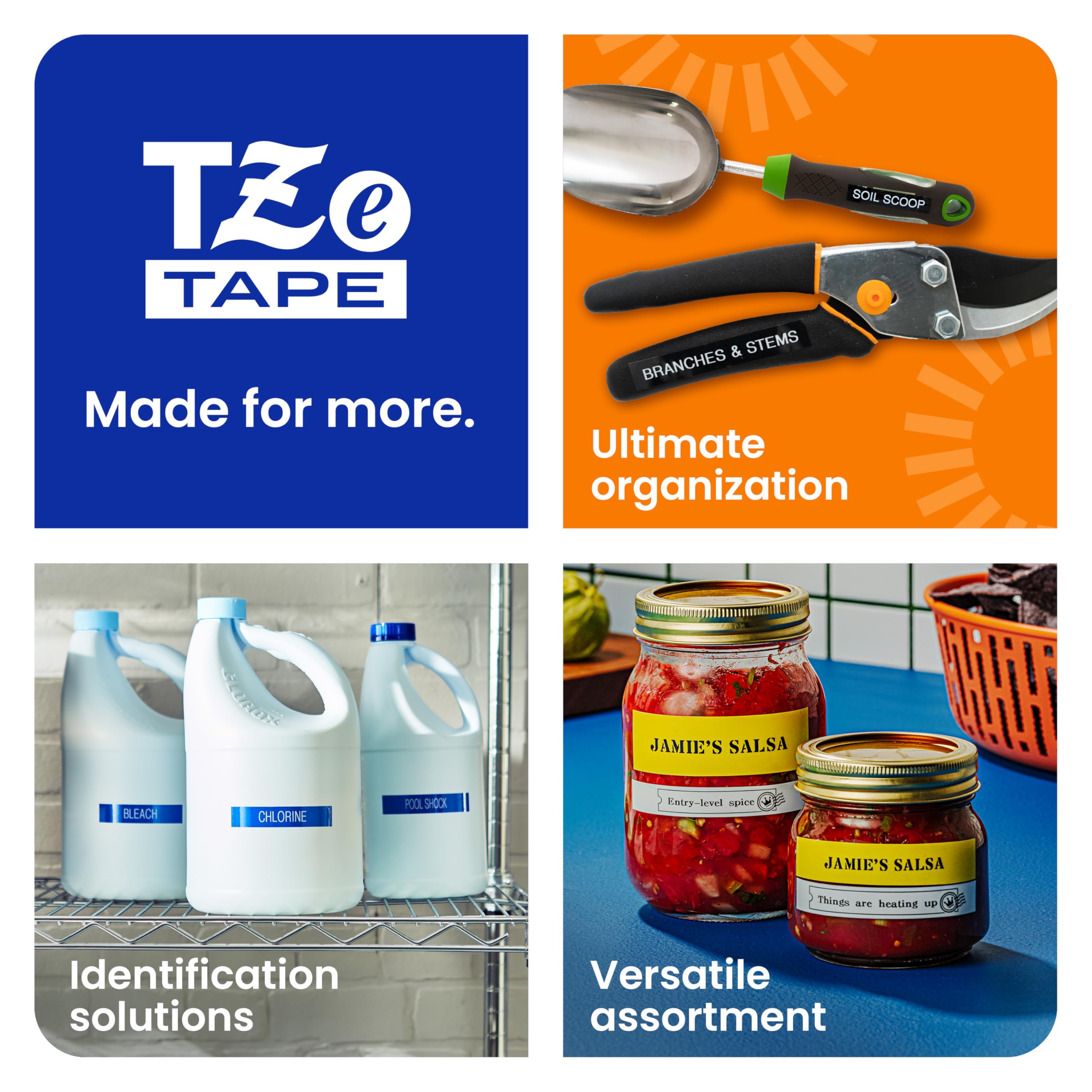 Brother Genuine TZe-335 White on Black Laminated Tape for TZe-Compatible P-Touch Label Makers, 12 mm Wide x 8 m Long