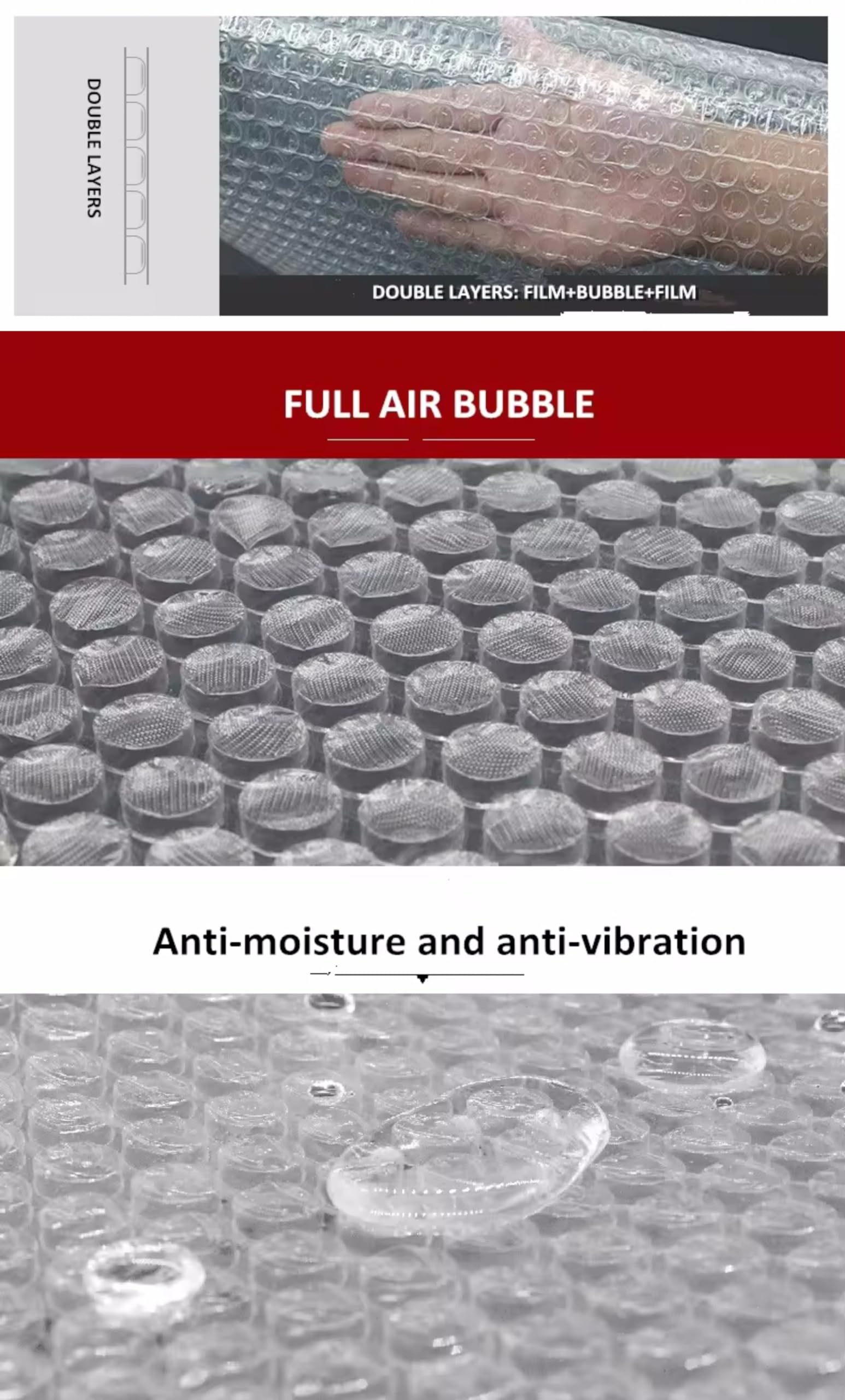 2-Pack Bubble Cushioning Wrap, 10 Inch x 60 Feet Total, Moving Supplies, Small Bubble Cushioning Protective Roll for Moving Shipping Packaging