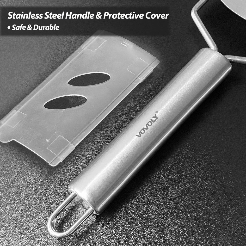 Professional Zester Grater Set,4-Pcs Cheese Grater, Fine/Coarse/Extra Coarse/Slider Attatchement, Kitchen Grater with Razor-Sharp Stainless Steel Blade