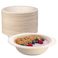 Gusto [16 oz. - 125 Pack] 100% Compostable Heavy-Duty Paper Soup Bowls, Eco-Friendly Disposable Sugarcane - Kraft - Formerly Comfy Package