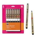 Sakura Pigma Micron Fineliner Pens - Archival Black Ink Pens - Pens for Writing or Drawing - Holiday Gifts for Artists, Crafters & DIY Gifts Projects - Assorted Point Sizes - 8 Pack