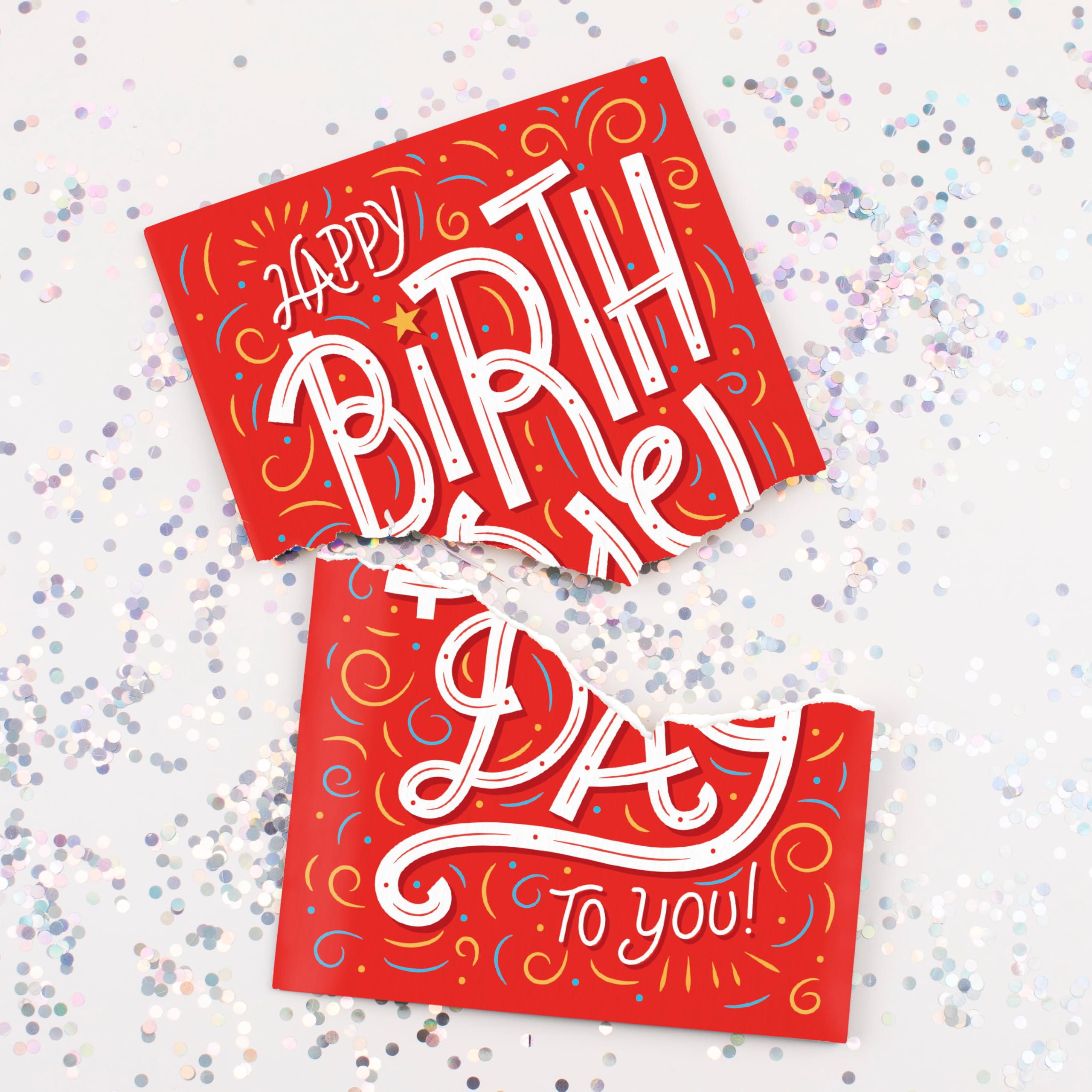 Joker Greeting Endless Birthday Song with Glitter