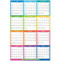 2026-2027 Yearly Wall Calendar - 2026-2027 Calendar, July 2026 - June 2027, Yearly Calendar/Planner, 34.3" x 22.8"(Open), Wall Calendars 26-27 with Double-Sided Round Sticks - Colorful