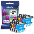 8 Pack LC3013 XL LC3011 BK/C/M/Y for Brother LC3013 for Brother LC3011 for Brother Ink Cartridge LC3013 LC-3013 3011 LC3013BK Black for Brother MFC-J491DW J497DW J690DW J895DW Printer