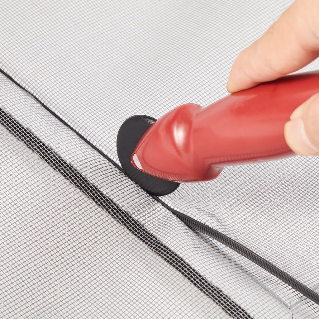 FLYZZZ Screen Spline 0.125" x 200' Spline for Window Screen Door Repair, Round，Black，Suitable for Regular Groove Width 0.122''-0.133''