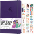 Clever Fox Self-love Journal - Guided Self-Discovery for Care, Reflection & Help - Mental Health Practice Gratitude, Mindfulness & Improvement - A5 Size - Purple