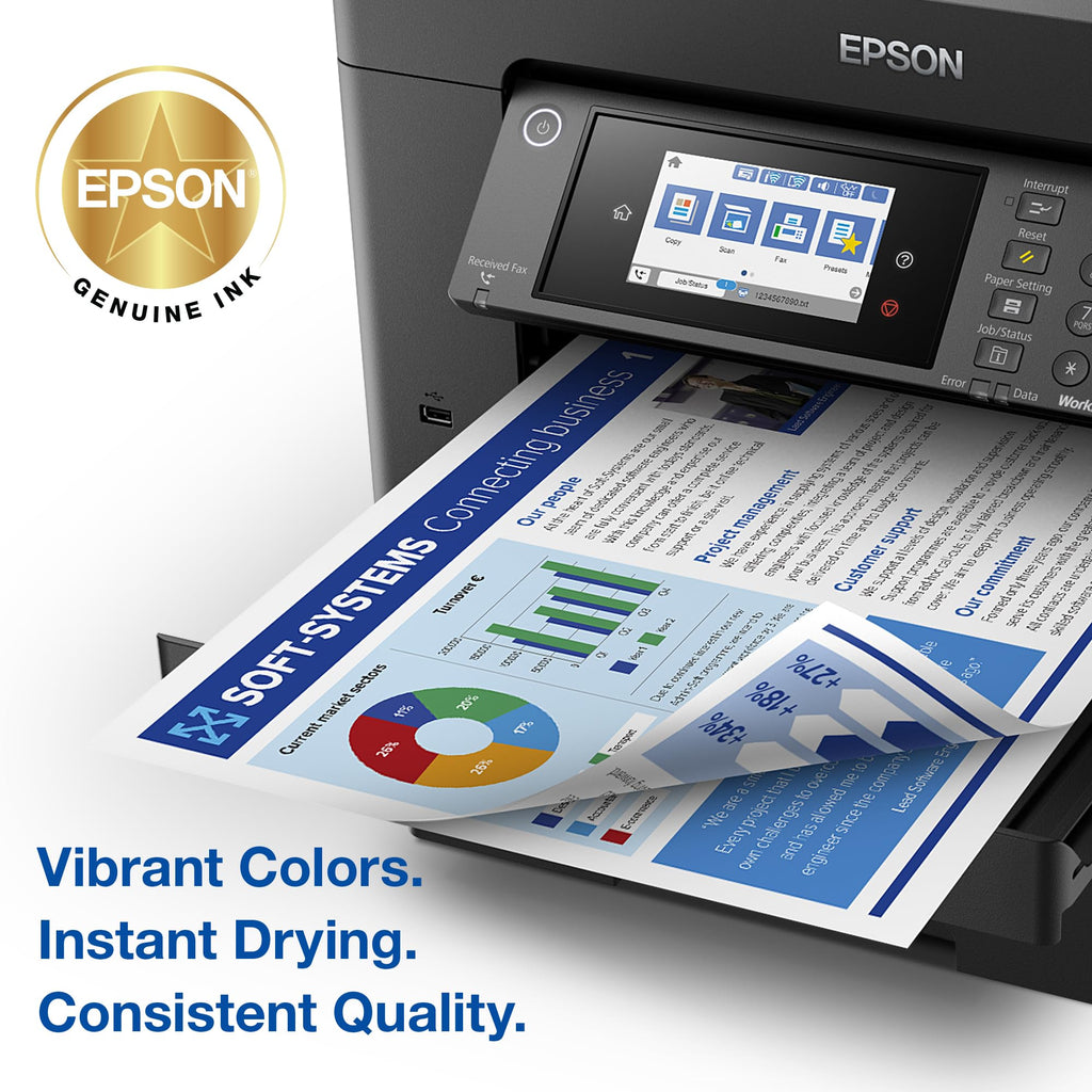 Epson 812 DURABrite Ultra Ink Standard Capacity Yellow Cartridge (T812420-S) Works with Workforce Pro WF-7310, 7820, 7840, EC-C7000