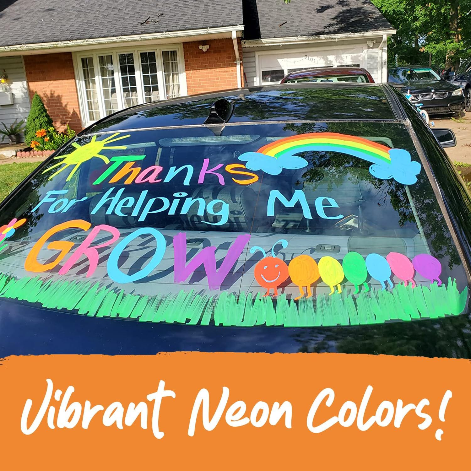 Window Markers - 15mm Jumbo - 3 in 1 Nib with 28g Ink - Pack of 8 neon chalk pens - Loved by Teachers, Kids, Artists, Businesses - Use on Chalkboard, Whiteboard, Blackboard, Glass, Bistro