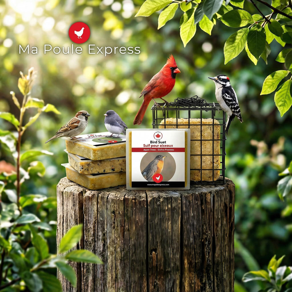 Wild Bird Suet Cakes, High-Energy Food for Backyard Birds (3 Pack, Mixed)