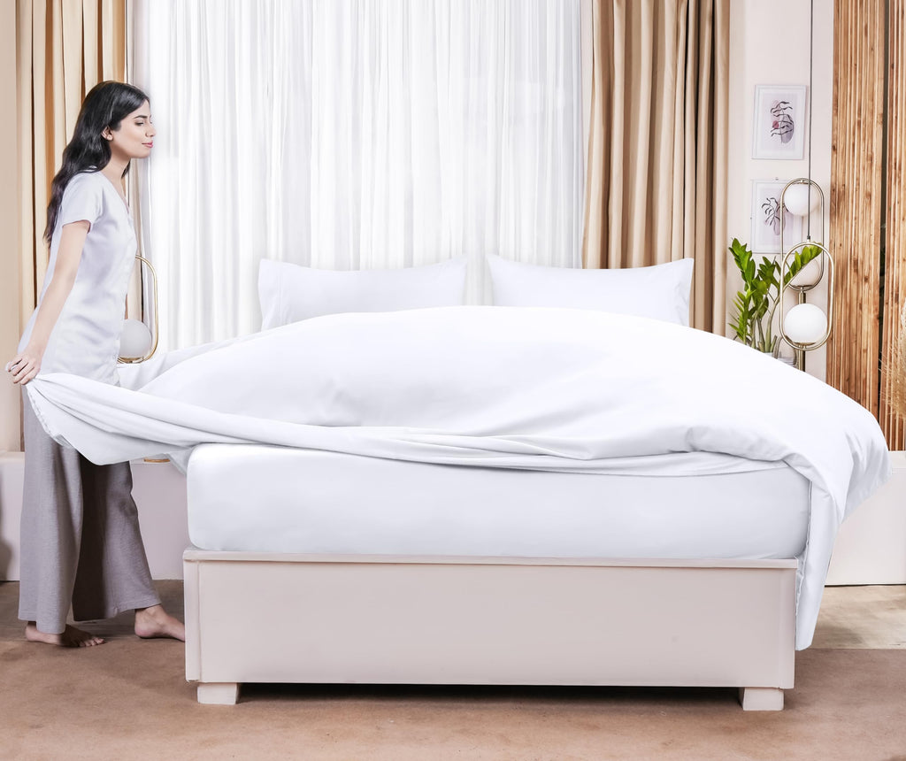 Utopia Bedding Flat Sheet - Soft Brushed Microfiber Fabric - Shrinkage & Fade Resistant Top Sheet - Easy Care - 1 Flat Sheet Only (Full/Double, White)