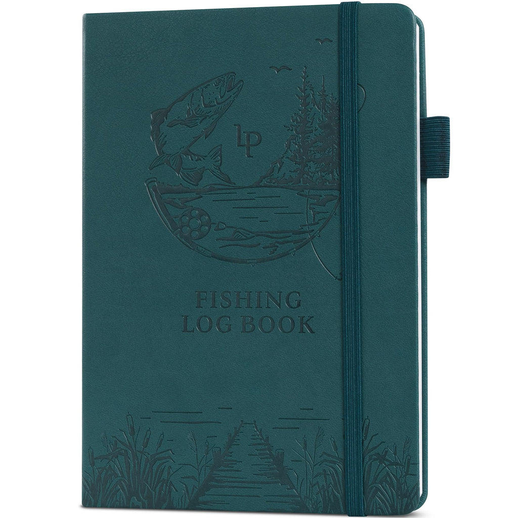 Legend Fishing Log Book – Fisherman Journal Notebook to Record Catches & Trip Info – Fishing Essentials, Equipment & Gifts for Men (Deep Sea)