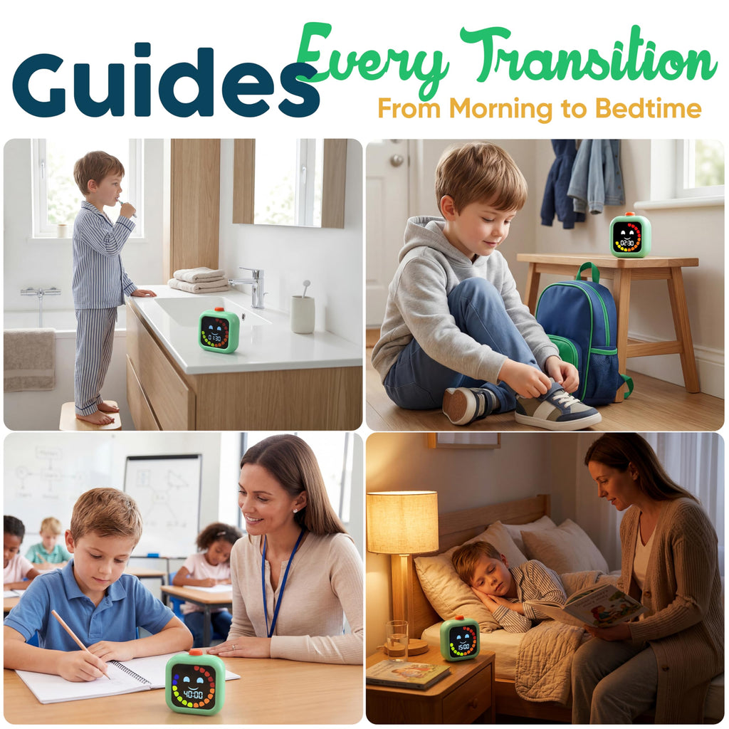 Digital Visual Timer for Kids - Rechargeable 99 Min Timer - Focus & Smoother Routines - Visual Timer for Classroom, ADHD Autism Toddler Support - Daily Use at Home, Therapy or School