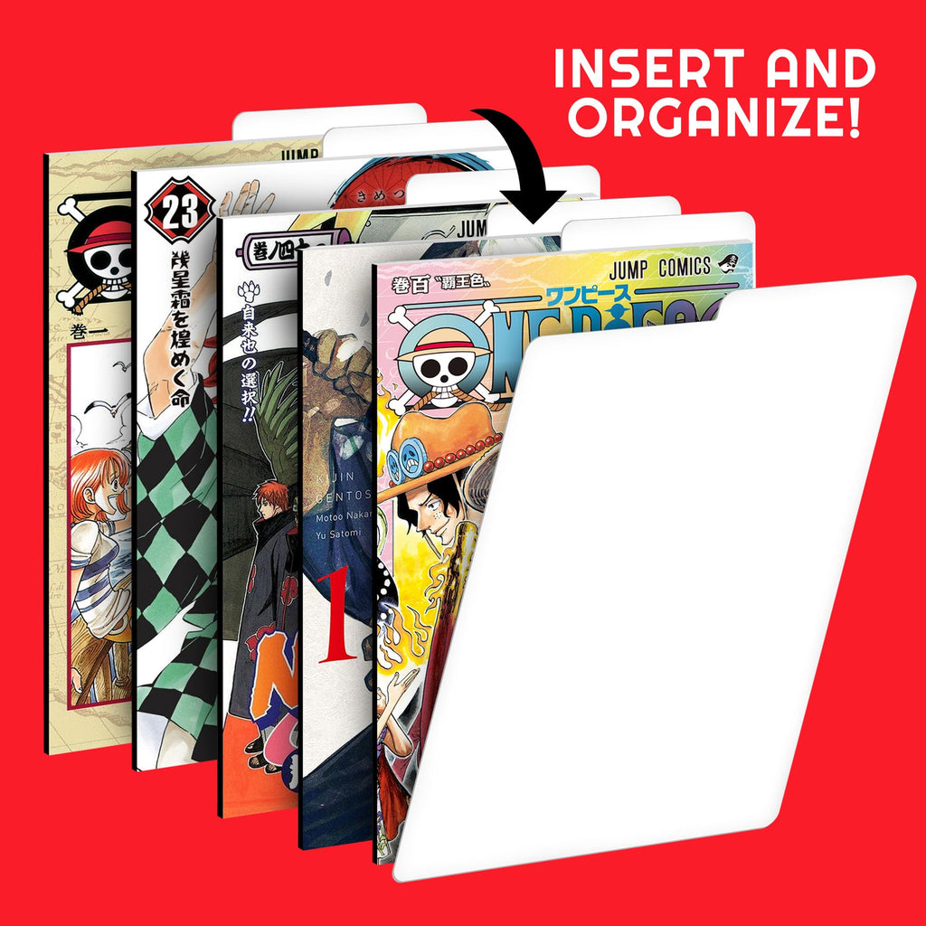 EVORETRO Premium White Comic Book Dividers 25-Pack, Acid-Free Cardstock Organizers for Short and Small Comic Boxes, Durable Shelf and Collection Sorting Tabs