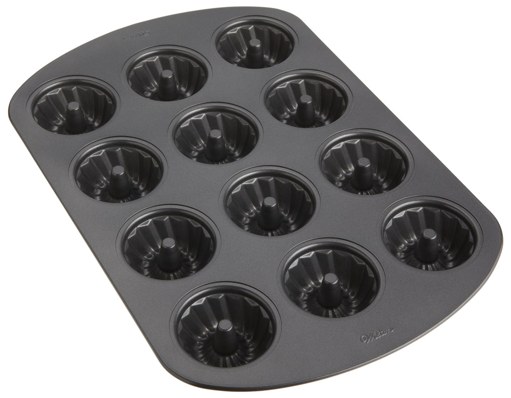Wilton Non-Stick Mini Fluted Tube Pan; 12-Cavity