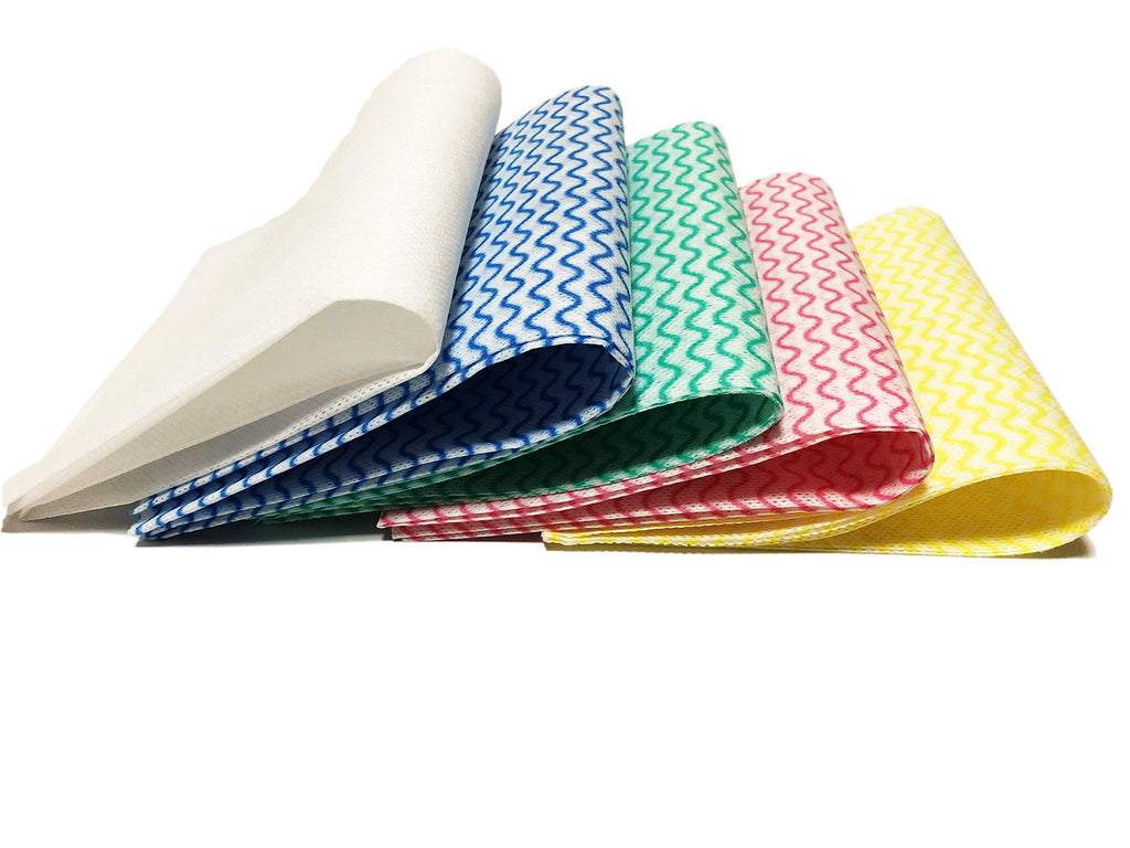 UKEENOR Disposable Dish Cloth, J Cloth, Reusable Cleaning Cloth Disposable Heavy Duty Dish Towels Dish Cloth Reusable Kitchen J Clothes 100 Count 11.9"X23.7" Absorbent, Fast Dry