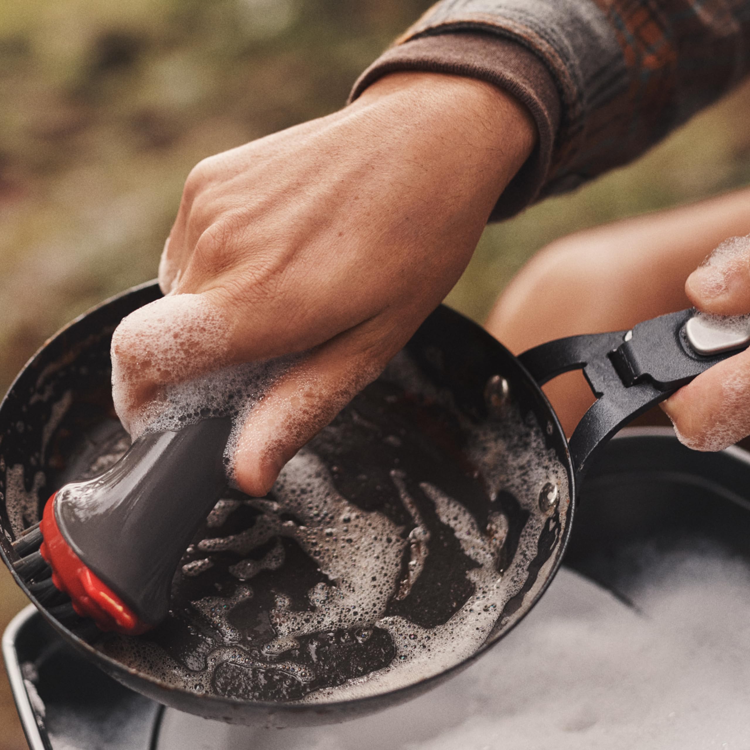 OXO Outdoor Heavy Duty Brush with Cover