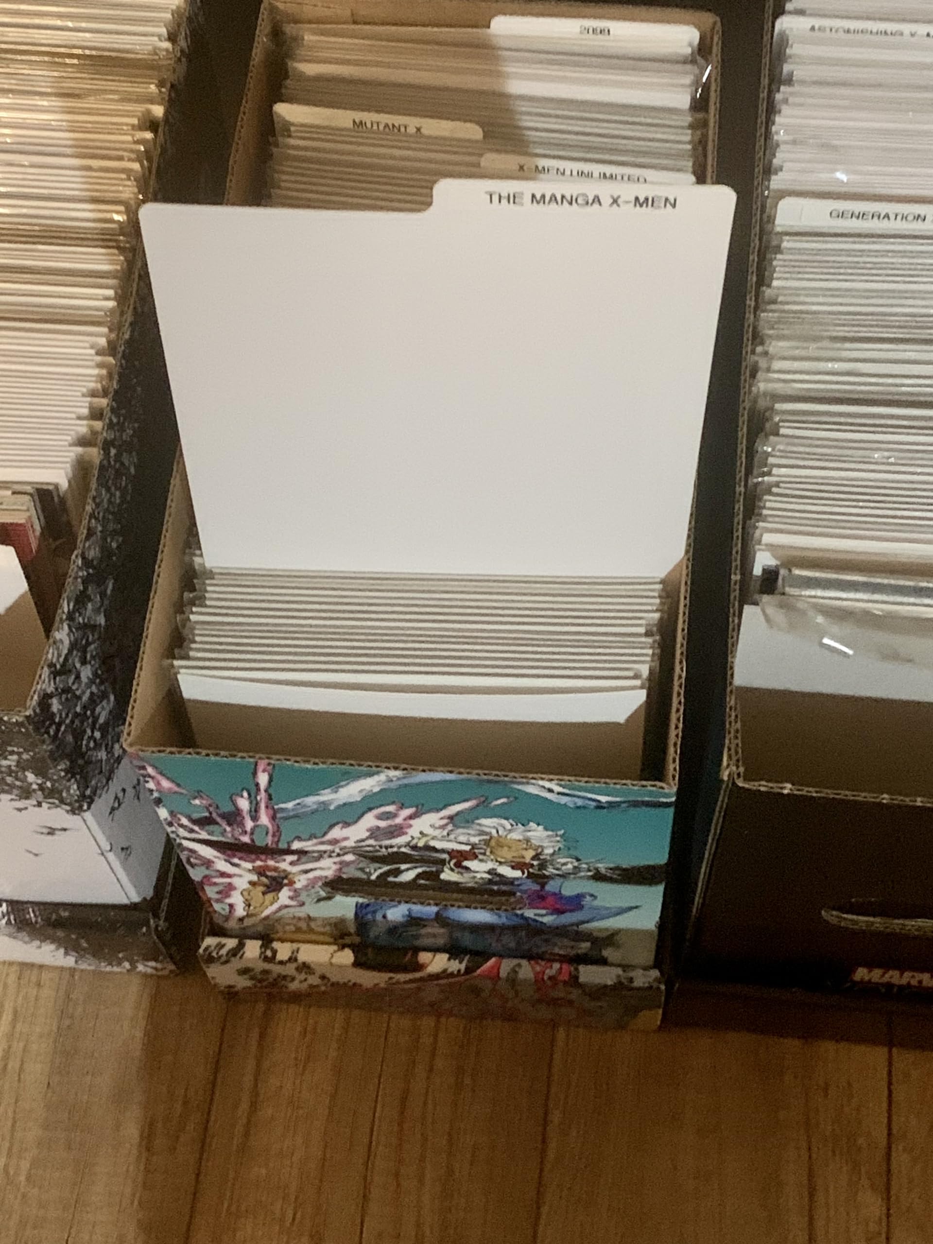 EVORETRO Premium White Comic Book Dividers 25-Pack, Acid-Free Cardstock Organizers for Short and Small Comic Boxes, Durable Shelf and Collection Sorting Tabs