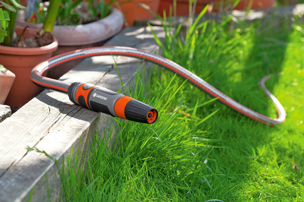 Gardena 7114-FP Frost-Proof Fully Adjustable Nozzle, Includes Waterstop Quick Connector, Made in Germany