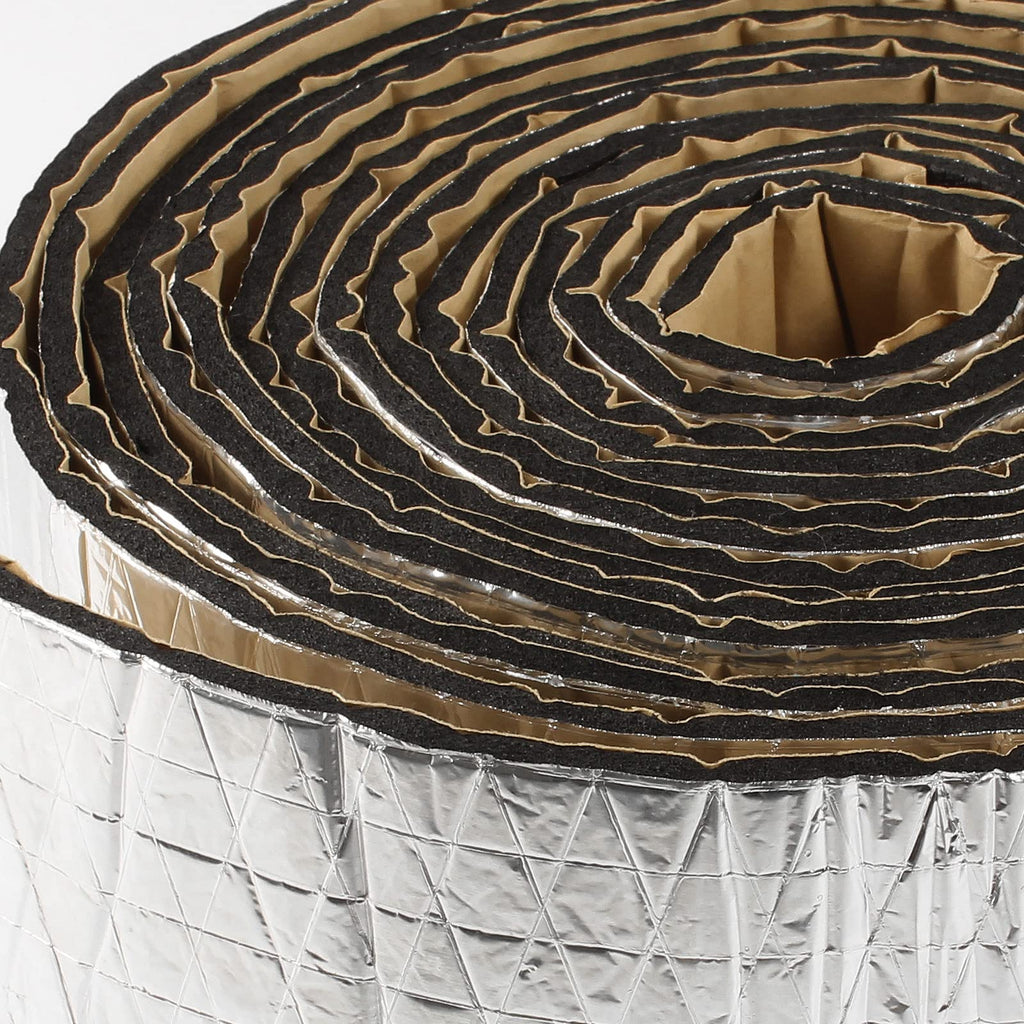 Halero Pipe Wrap Insulation 1/5 Inch Thick Pipe Insulation High Density Waterproof Foam Tape with Self Adhesive Application for Hot or Cold Pipe 26FT Length× 6 Inch Width