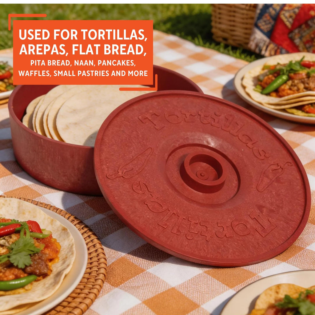 Imusa 8in Tortilla Warmer, Terracotta