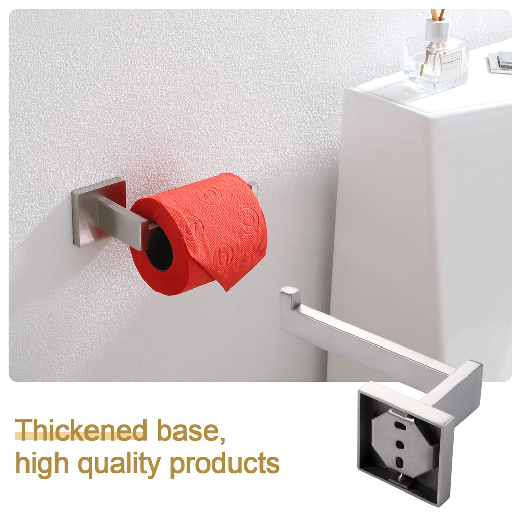 KOKOSIRI Toilet Paper Roll Holder Brushed Nickel Toilet Paper Holder Stainless Steel for Kitchen Bathroom Dispenser Wall Mounted, B2003BR