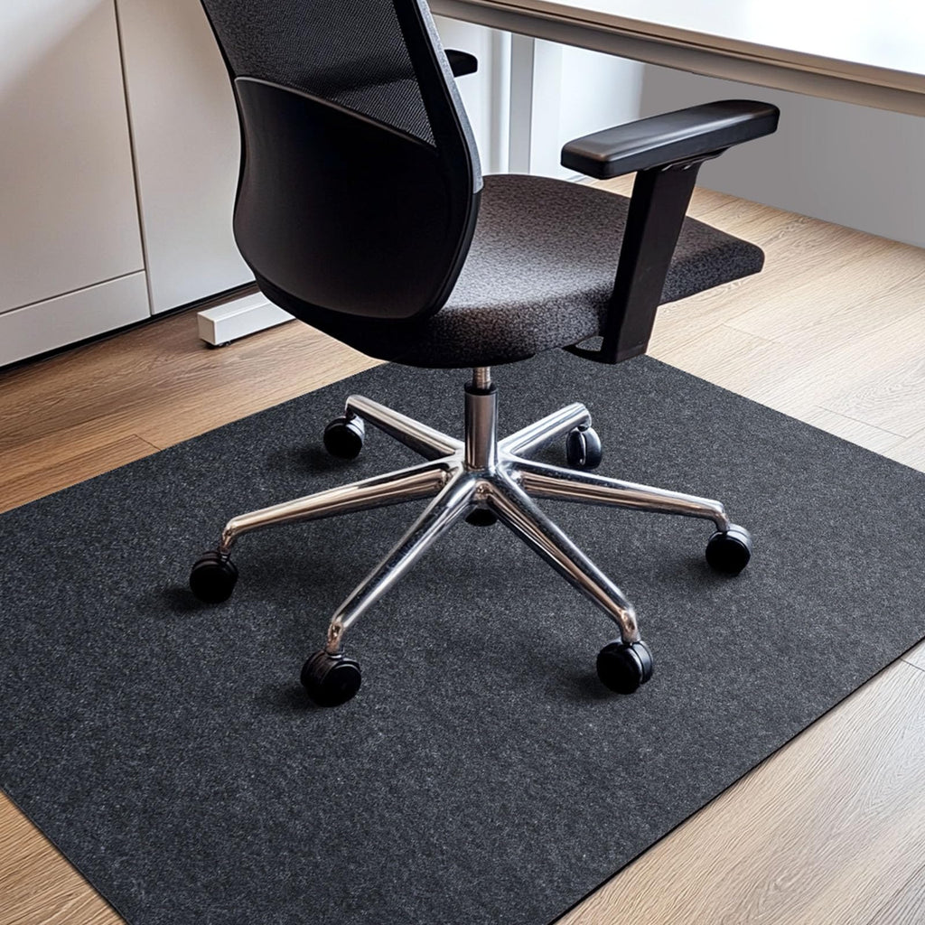 COSYLAND Office Chair Mat for Hardwood Floor and Tile - 90 x 120 CM Anti-Slip Desk Chair Mat - Multi-Purpose Hardwood Floor Protector Mat for Office - Home (Gray, 90 x 120 CM)