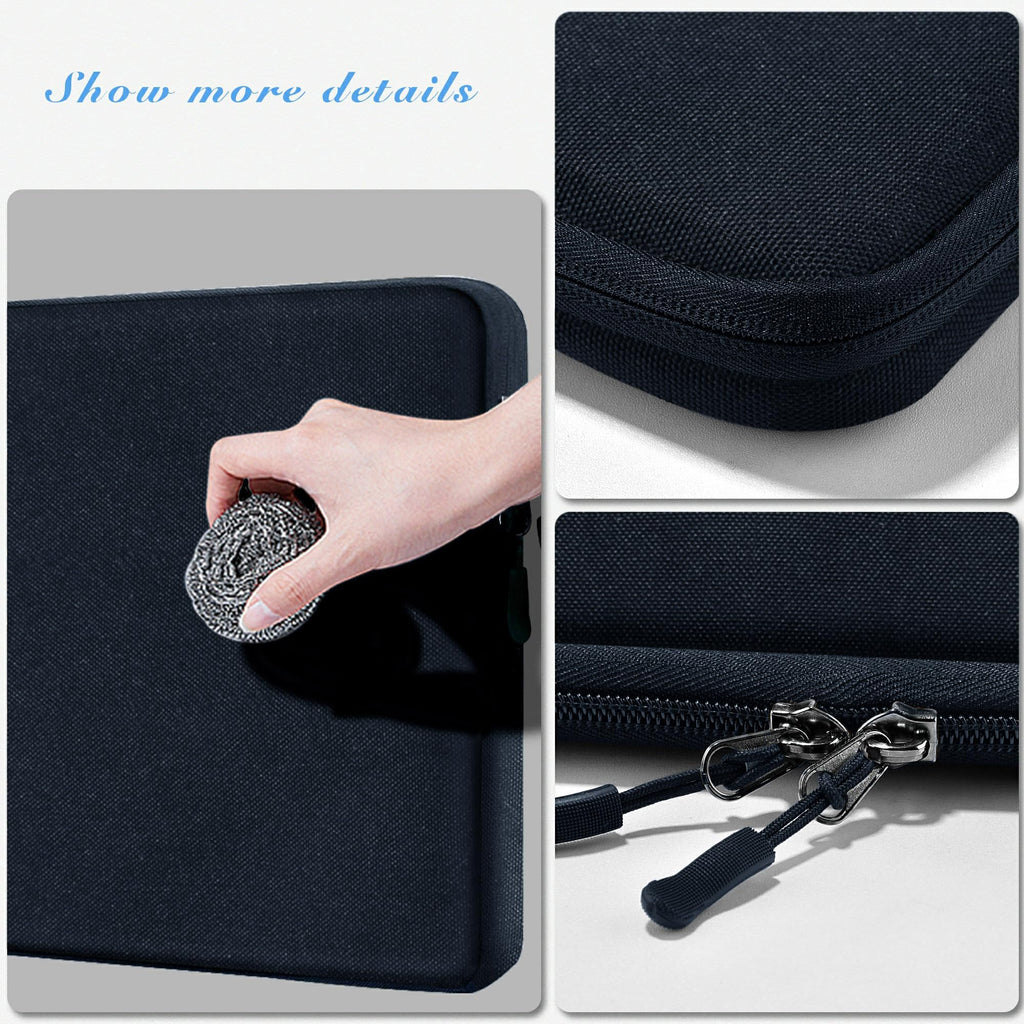 HSEOK Laptop Case 15.6 Inch Sleeve, Shockproof Protective Water Repellent with Accessory Pocket,Compatible with Mac Pro 16 inch 2025-2019, Sleeve Bag for Most 15 15.6 16 Notebooks,B01K01