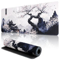 Yimomoyi Non Slip Mouse Pad, 90 x 40cm Mouse Mat Extended, Gaming Mousepad Waterproof, Mouse Mat with Rubber Base, Mouse Pad Laptop for Office and Home (Plum Mouse Pad)