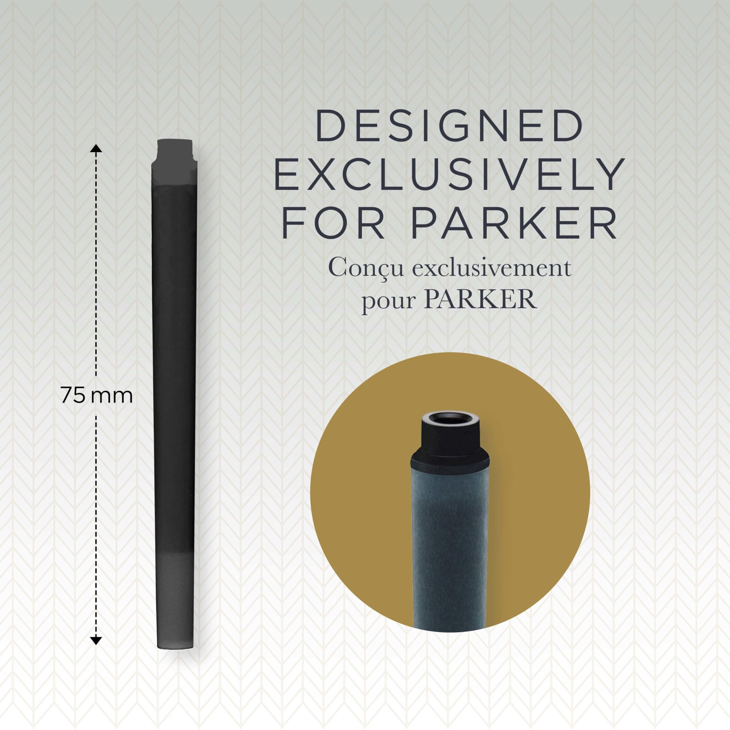 Parker 1950382 Quink Fountain Pen Refill Pack of 10