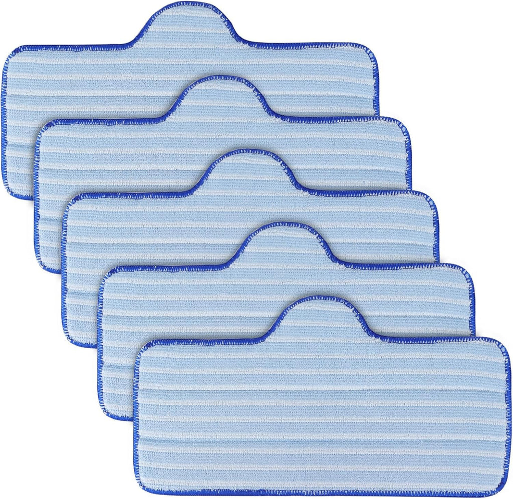 Steam Mop Pads Compatible with Dupray Steam Cleaner and Schenley Steam Mop Cleaner - Washable and Reusable Microfiber Replacement Mop Head（5 Pack)