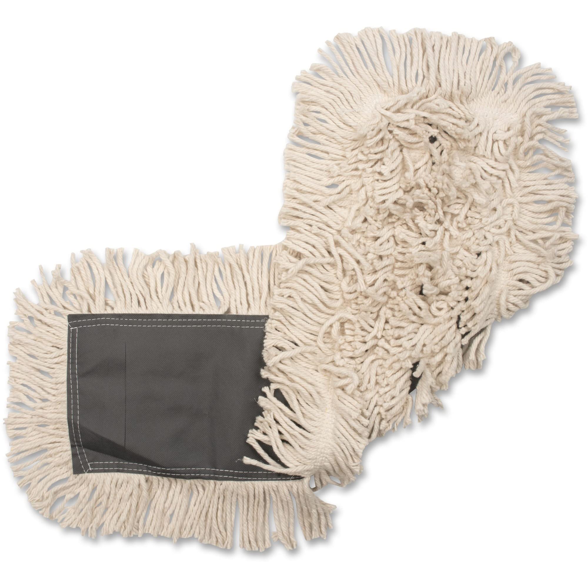 Genuine Joe GJO00365EA Disposable Dust Mop Refill-EA Disposable Cotton Dustmop, 36" x5", Natural